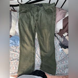 Royal Blue designer jeans 40 / 32 green good condition